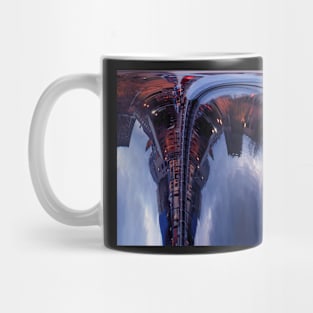 Distorted Tasmanian landscape Mug